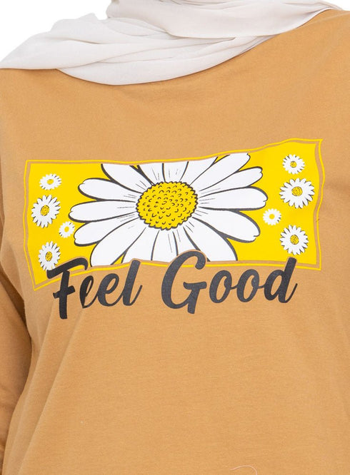 Biscuit Printed Long - Sleeve Design 13 - Khotwh